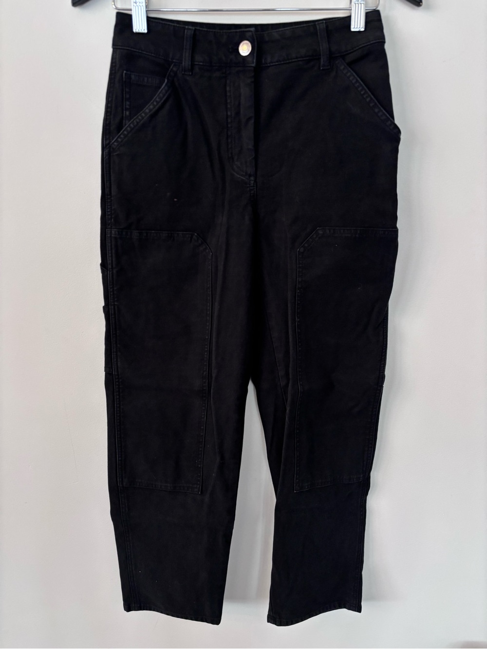 Aritzia Wilfred Free Black Brennan Utility Pants | Sz 2 (flaw)